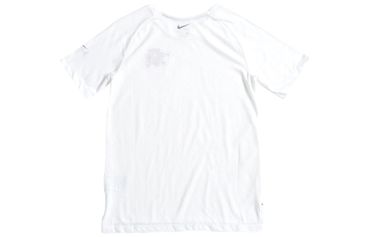 (WMNS) Nike DRI-FIT Sports Running Short-sleeve Tee White CW4815-100