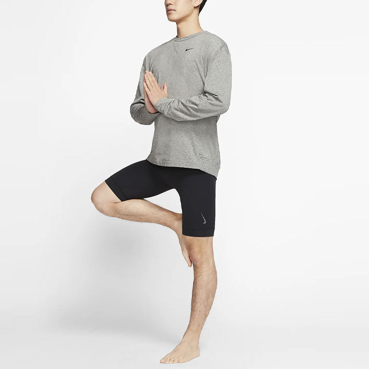 بنطلون رياضي ضيق سريع الجفاف من Nike Infinalon Yoga Dri-fit باللون الأسود CJ8019-010