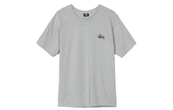 Stussy Basic Tee Classic Printing Short Sleeve Unisex Gray 1904257-2