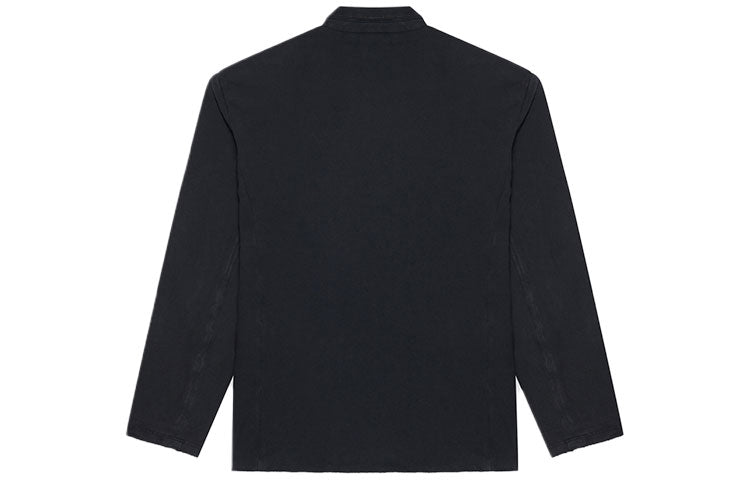 Men's Balenciaga FW21 Retro Knit Large Jacket Black 662388TAV041000