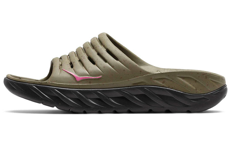 HOKA ONE ONE x Bodega Ora Recovery Slide 'Martini Olive Jet Black' 1129090