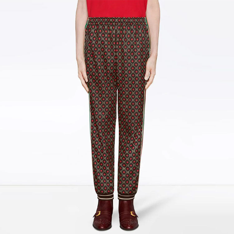 Gucci Men's Star Print Loose Jogging Pants Red/Yellow/Black 575735-XJBA6-1145