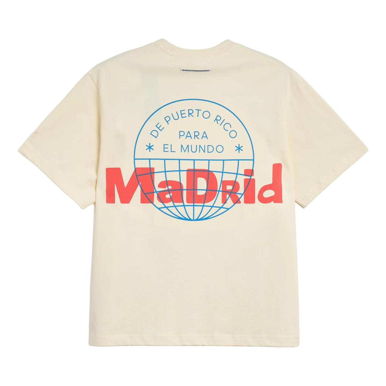 adidas x Bad Bunny DtMF Tour Merch Madrid T-Shirt 'Beige' KW8069