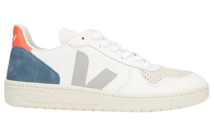 Veja V-10 Lace-Up 'White Oxford Grey' VX022303B