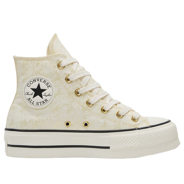 (WMNS) Converse Chuck Taylor All Star Lift Platform 'Clear Skies Golden View Egret' A19115C