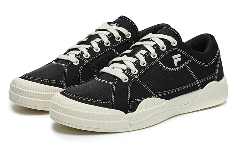 (WMNS) FILA FUSION Street Sports Shoes 'Black White' T12W232311FBA