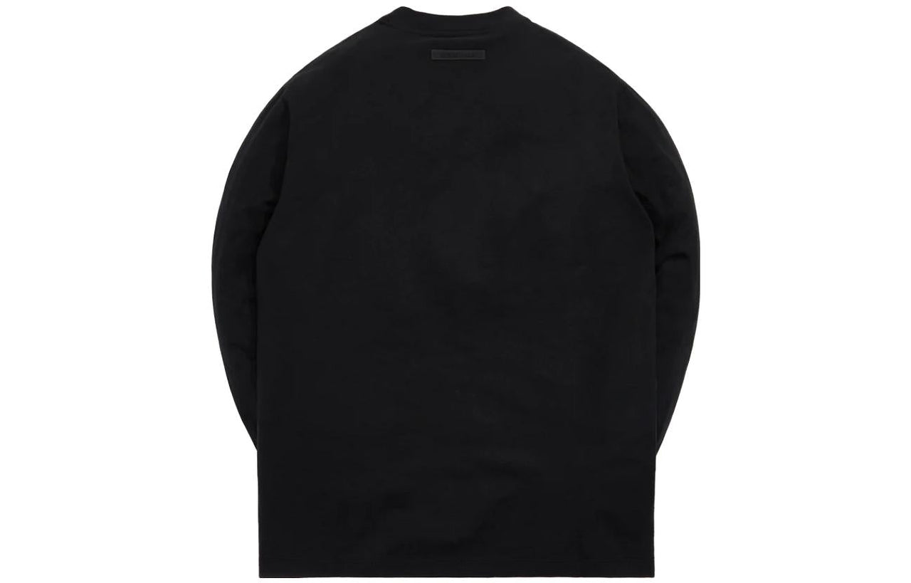 KITH Essentials Long Sleeve Tee 'Stretch Limo' E125SU212080F-BLK