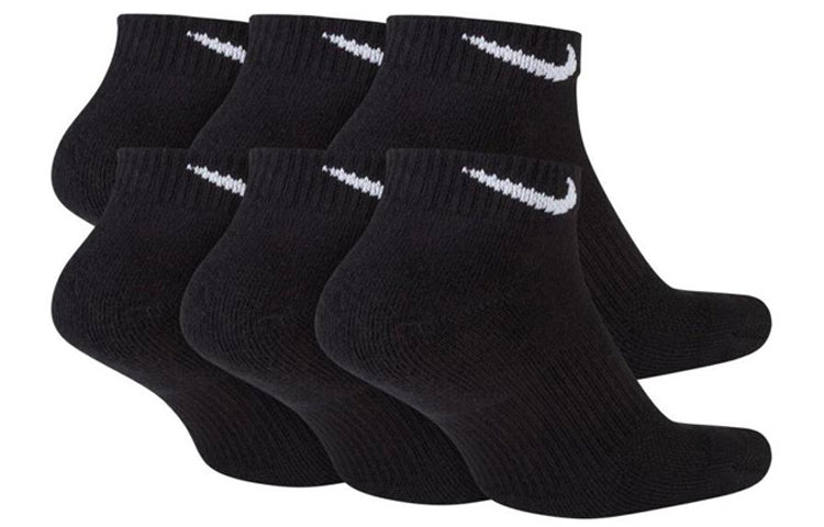 Men's Nike Logo Jacquard Sports 6 Black Socks SX7042-010