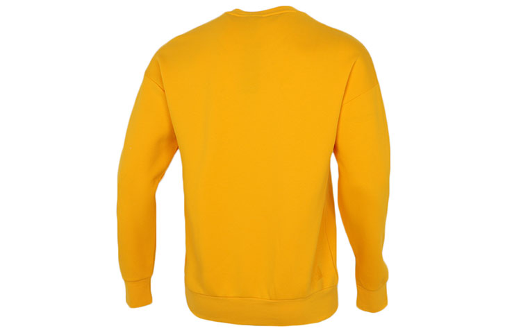 Men's adidas St Story Sweat Large Logo Printing Sports Round Neck Pullover Yellow H39216