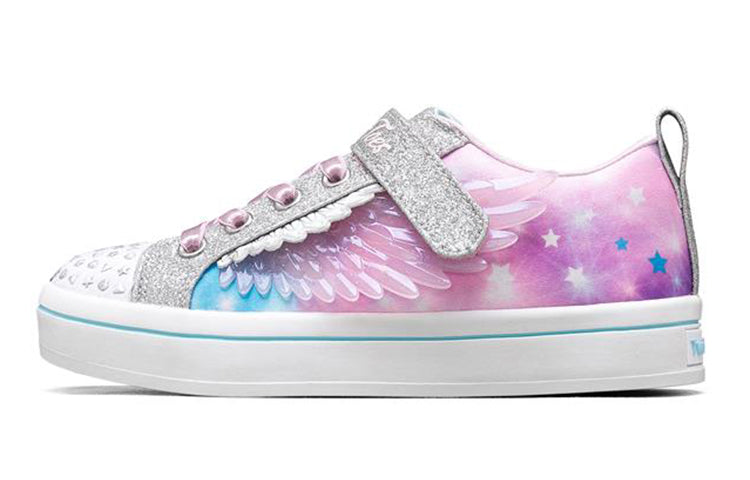 (GS) Skechers Twi-lites 2.0 'Pink Blue Grey' 314432L-SMLT