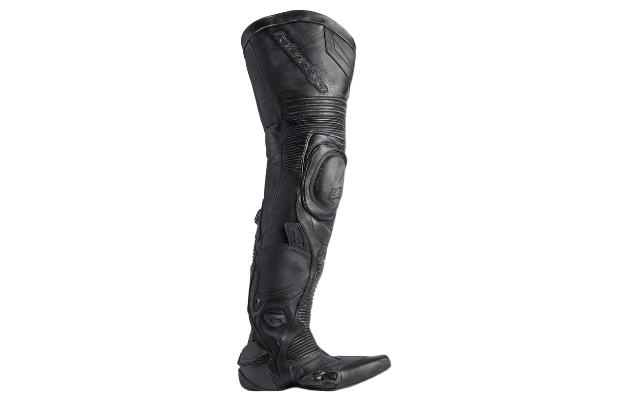 Balenciaga Biker Over-the-knee Boots 'Black' 771185WB6A21000