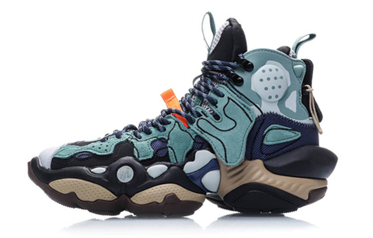 (WMNS) Li-Ning Reburn Ace Mid New York Fashion Week 'Black Green' AGBP084-4