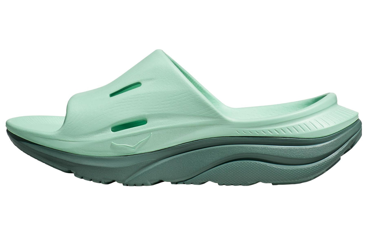 HOKA ONE ONE Ora Recovery Slide 3 'Mist Green Trellis' 1135061-MGTR