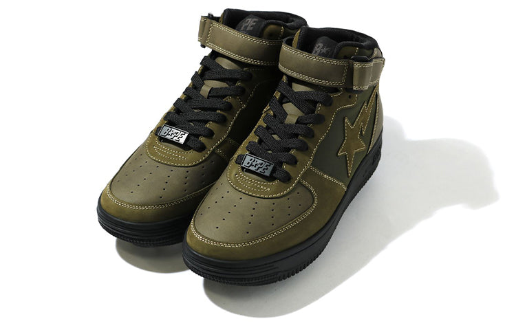 A BATHING APE Bape Sta Mid 1H30-191-006-OLIVE