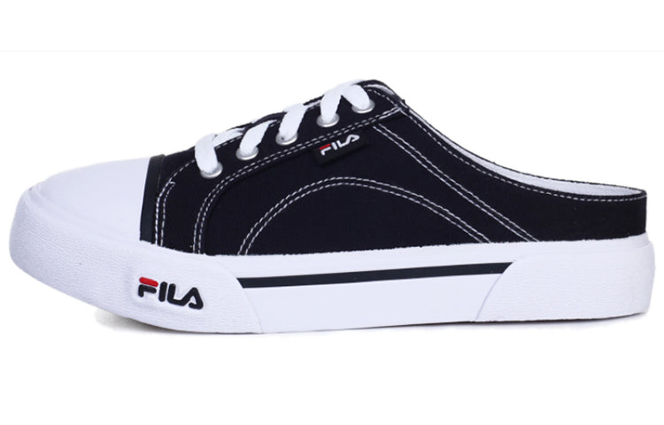 (WMNS) FILA Dongle Series Canvas Shoes GS Black 1XM00971_001