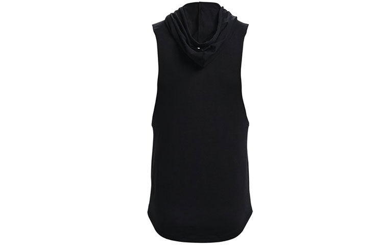 هودي رياضي بدون أكمام من Under Armour Project Rock Gym باللون الأسود 1365215-001