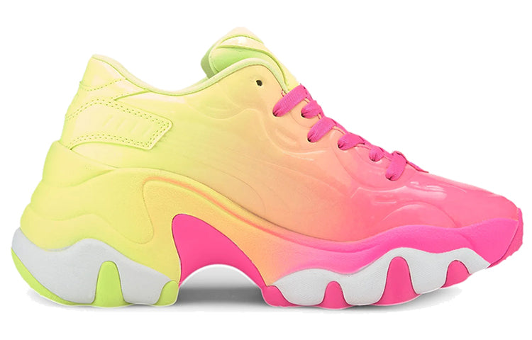 (WMNS) PUMA Pulsar Wedge 'Luminous Pink Fizzy Yellow' 373043-02
