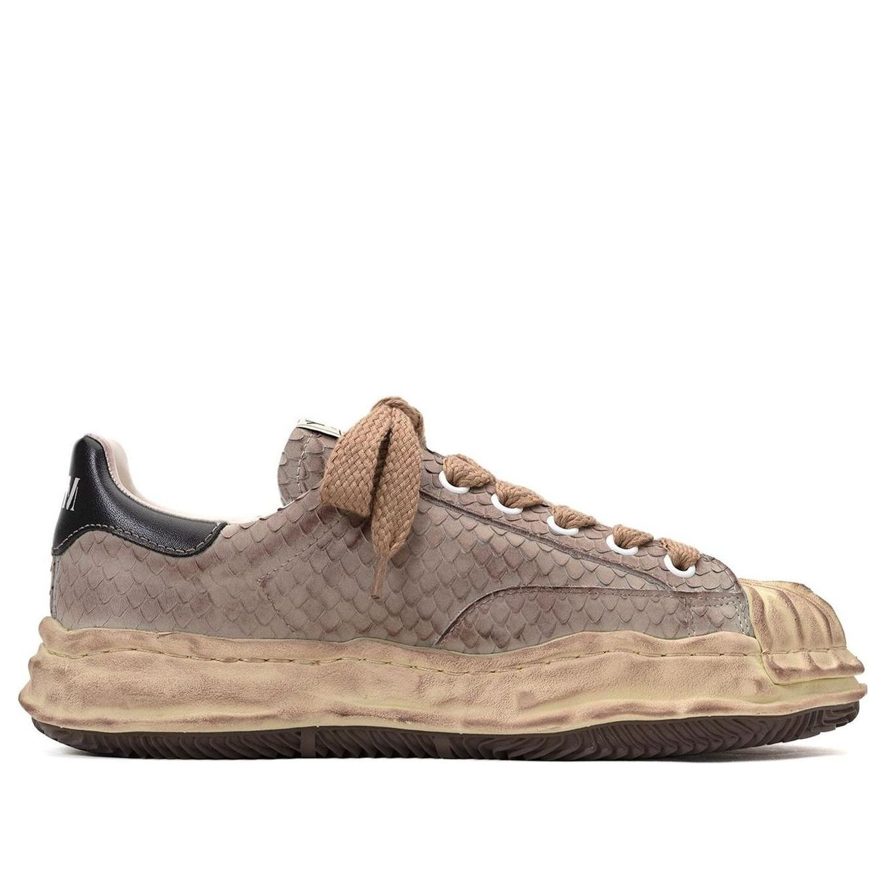 Maison MIHARA YASUHIRO Blakey OG Sole Distressed Leather Low 'Brown' A10FW713-BROWN