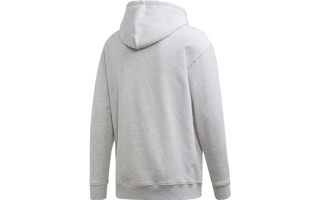 adidas originals Casual Sports Solid Color hooded Pullover Gray EJ7423