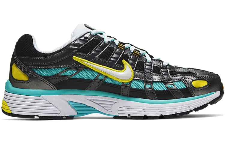 (WMNS) Nike P-6000 Black Teal Yellow 'Aurora' BV1021-005