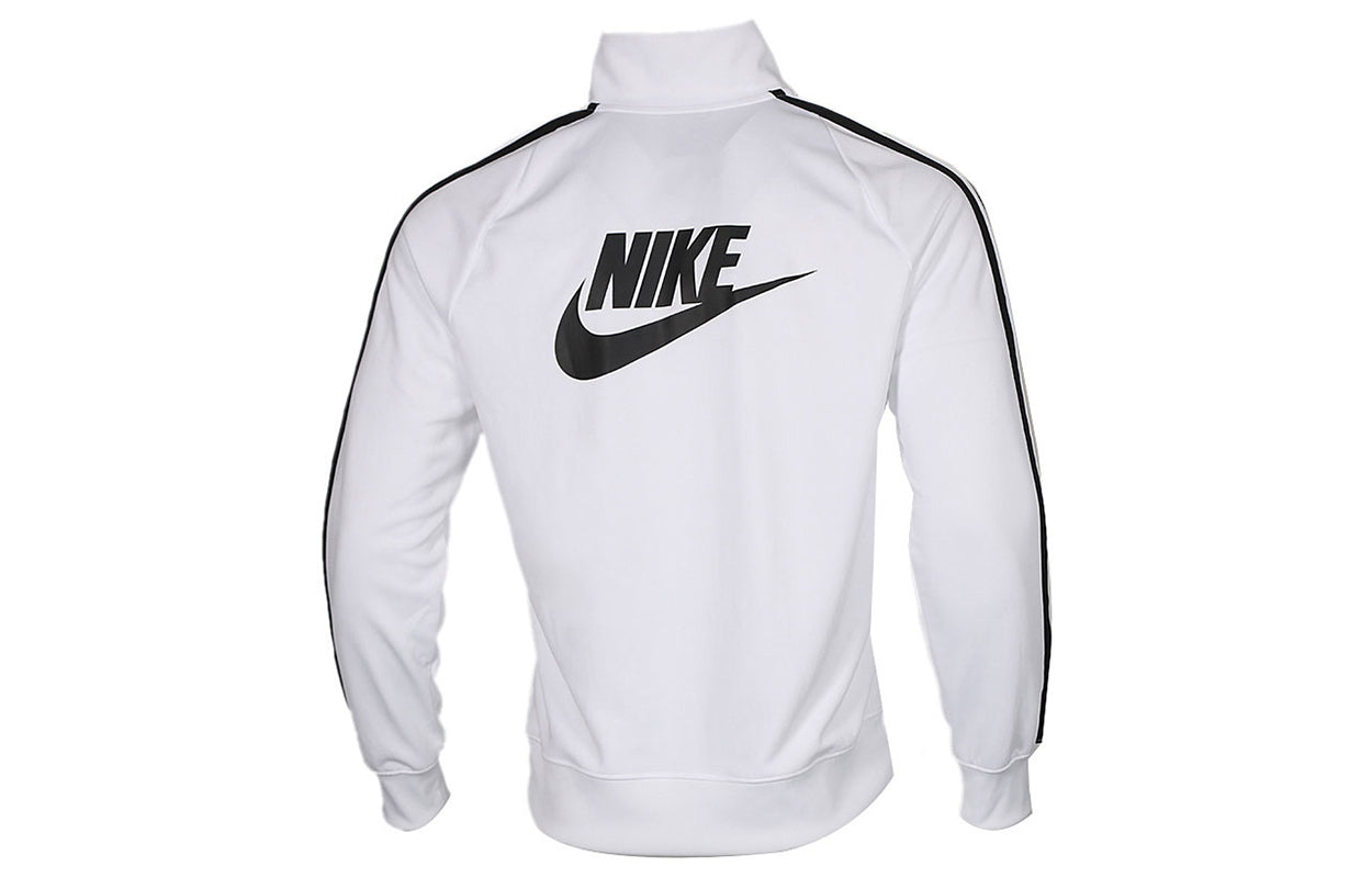 Nike Athleisure Casual Sports Running Half Zipper Pullover White CJ4393-100