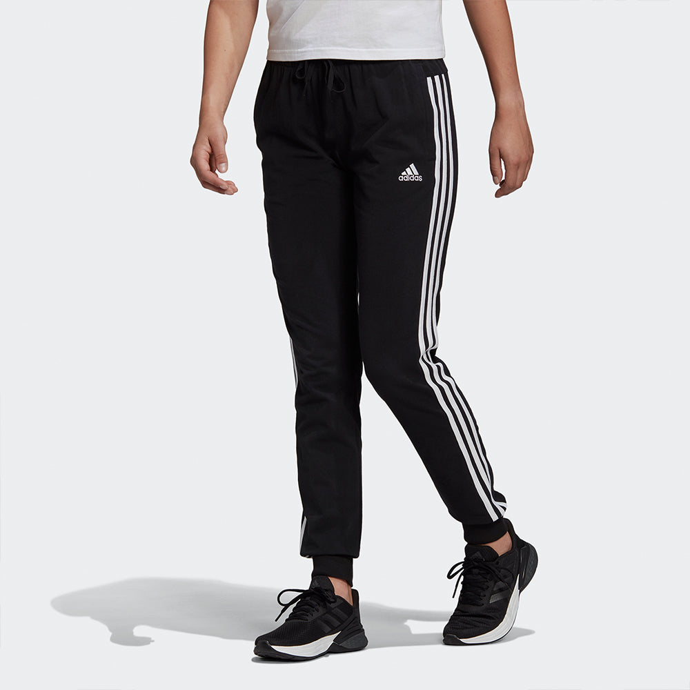 (WMNS) adidas Training Essentials 3-Stripes Pants Asia Sizing 'Black' GM5542