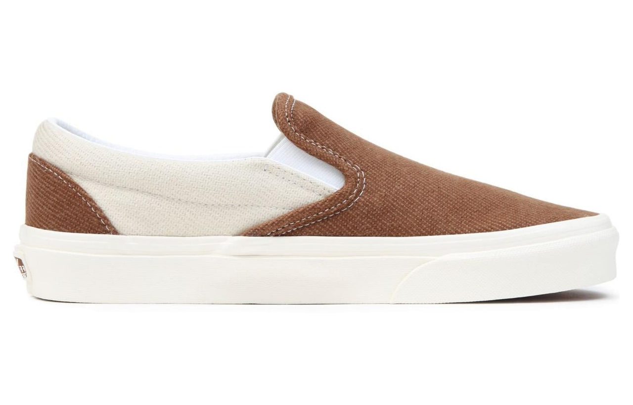 Vans Classic Slip-On Ayakkabi 'Brown White' VN0A5JMHBUE
