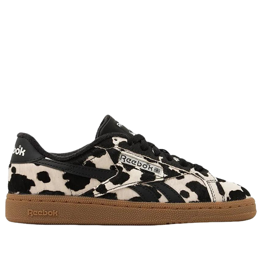 (WMNS) Reebok Club C Grounds UK Shoes 'Cow Black Chalk' 100262103