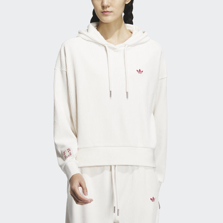 (WMNS) adidas Originals Miffy CNY Pf Hoodies 'White' HY7283
