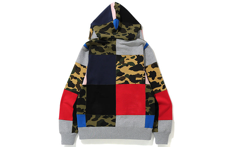 BAPE Multicolor Camouflage Colorblock Splicing Unisex 0ZXSWM115003E