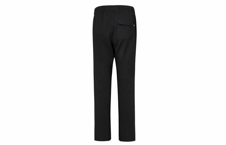 (WMNS) Converse Solid Color High Waist Casual Pants Asia Sizing 'Black' 10019138-A01
