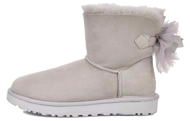(WMNS) UGG Mini Bailey Tulle Bow 'Grey' 1019994-GRV
