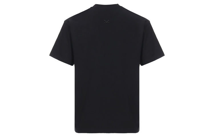 Men's KENZO Logo Cotton Round Neck Short Sleeve Black FA5-5TS043-4SD-99