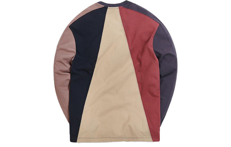 KITH Colorblock Design Unisex Red Khaki Deep Blue Colorblock KH3667-304