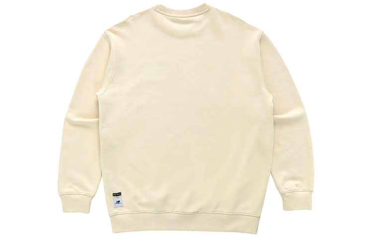 New Balance x Ofr.Paris Crossover Alphabet Pullover Round Neck Korean Version Cream Yellow NBNCB3L023-64