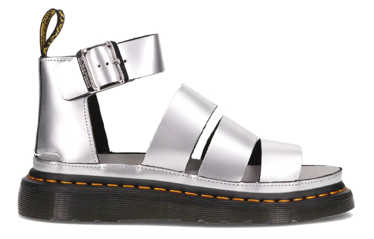 (WMNS) DrMartens Clarissa Thick Sole Sandals Silver 26687972