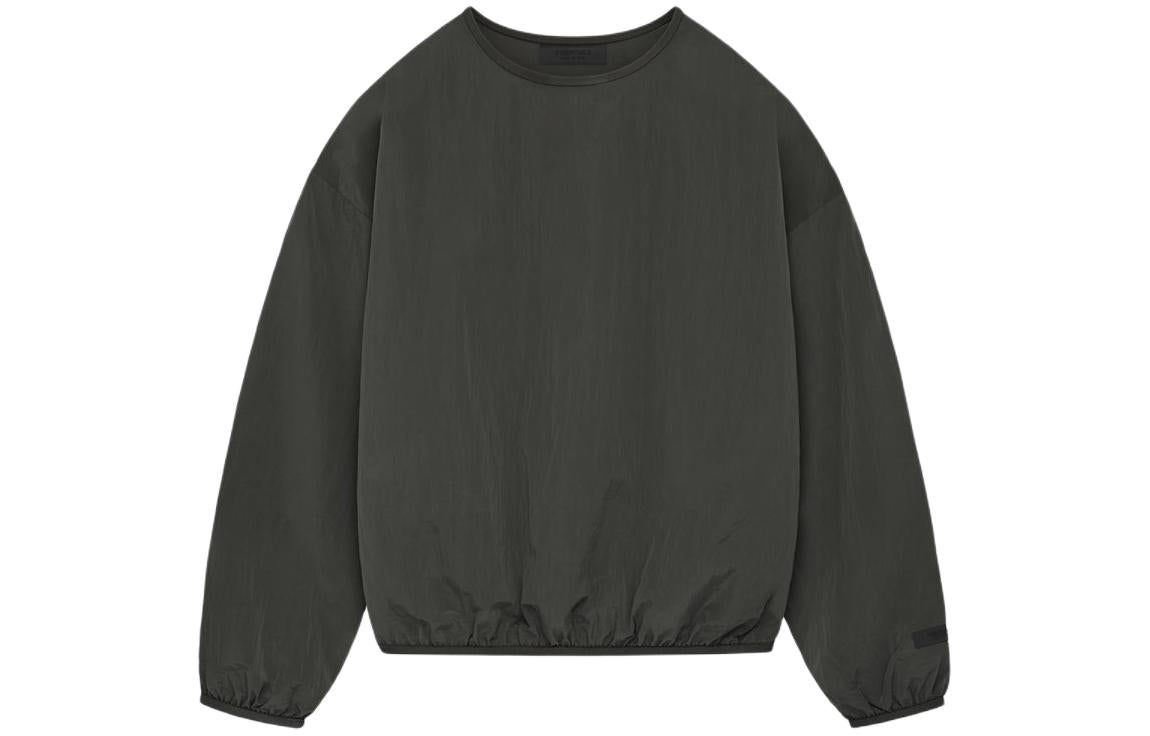 Fear of God Essentials SS24 Crinkle Nylon Pullover Crewneck 'Ink' 186SP244060F