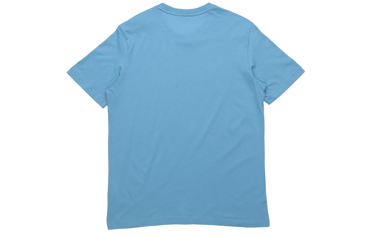 adidas neo Casual Sports Round Neck Short Sleeve Sky Blue GP4892