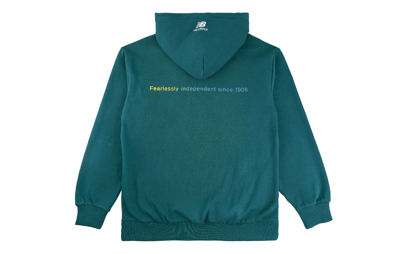 New Balance hooded Minimalistic Casual Pullover Couple Style Green NCA33011-GRN