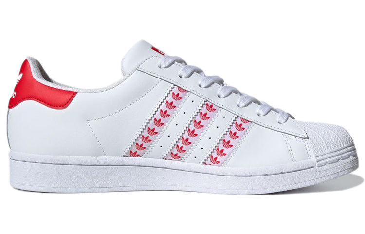adidas Originals Superstar Sneakers 'White Red' FY3495