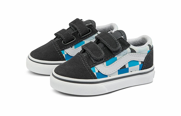 Vans Old Skool Low Top Casual Skate Shoes Td Black Blue VN000D3YAC3