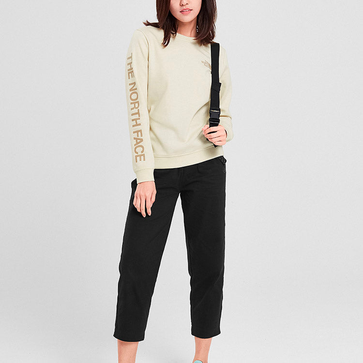 (WMNS) THE NORTH FACE Outdoor Breathable Knit Hoodie Beige 498X-11P