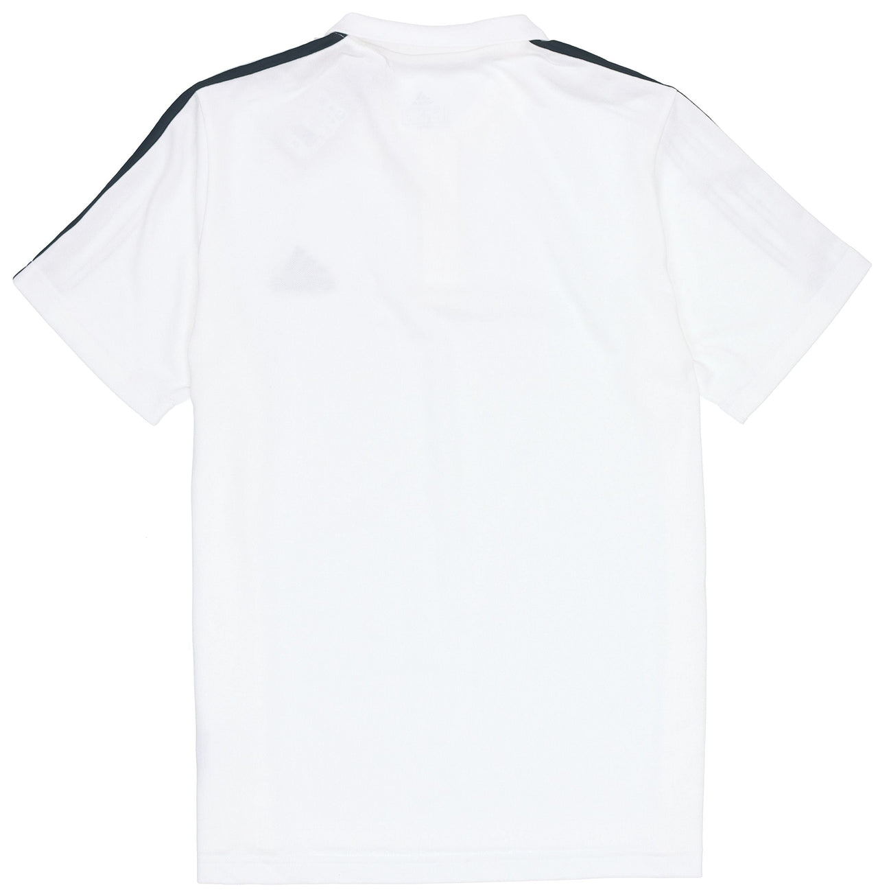 Men's adidas Printing Stripe Brand Logo Breathable Solid Color Short Sleeve polo White Polo Shirt GK9138