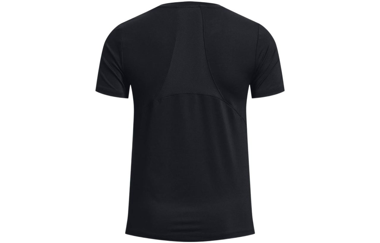 (WMNS) Under Armour Rush Vent T-shirt 'Black' 1379043-001