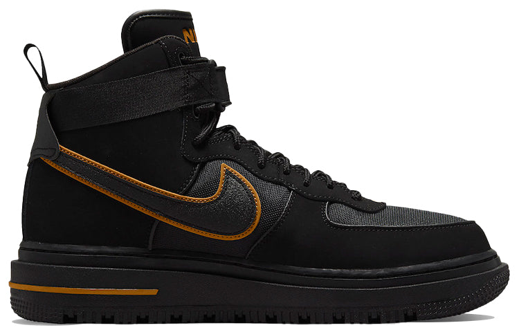 Nike Air Force 1 Boot 'Black University Gold' DO6702-001