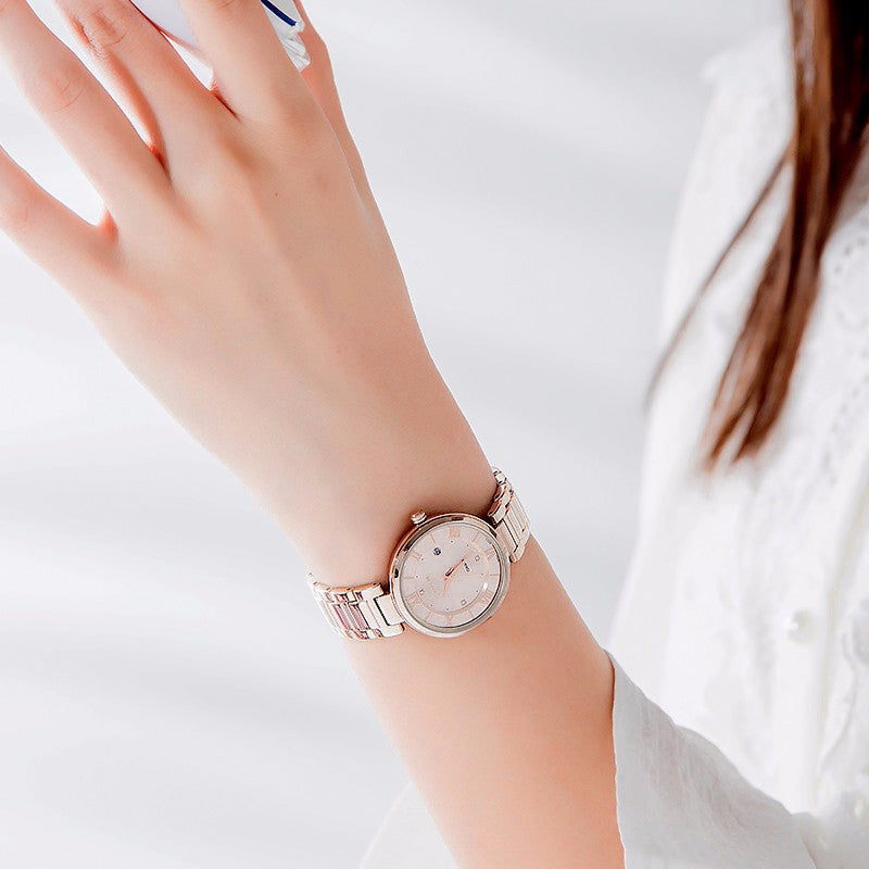 Casio Sheen x Swarovski Analog Watch 'Rose Gold' SHE-4528PG-9AUPR