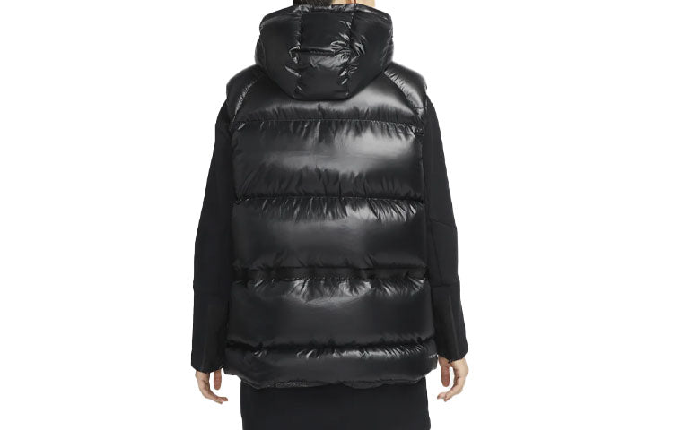 (WMNS) Nike Sportswear Therma-Fit City Hooded Gilet Down Vest 'Black' DD4656-010