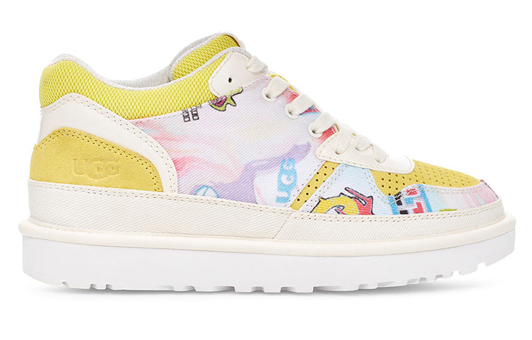 (WMNS) UGG Highland Sport Pop Angeles 'White Yellow' 1111052-MULT