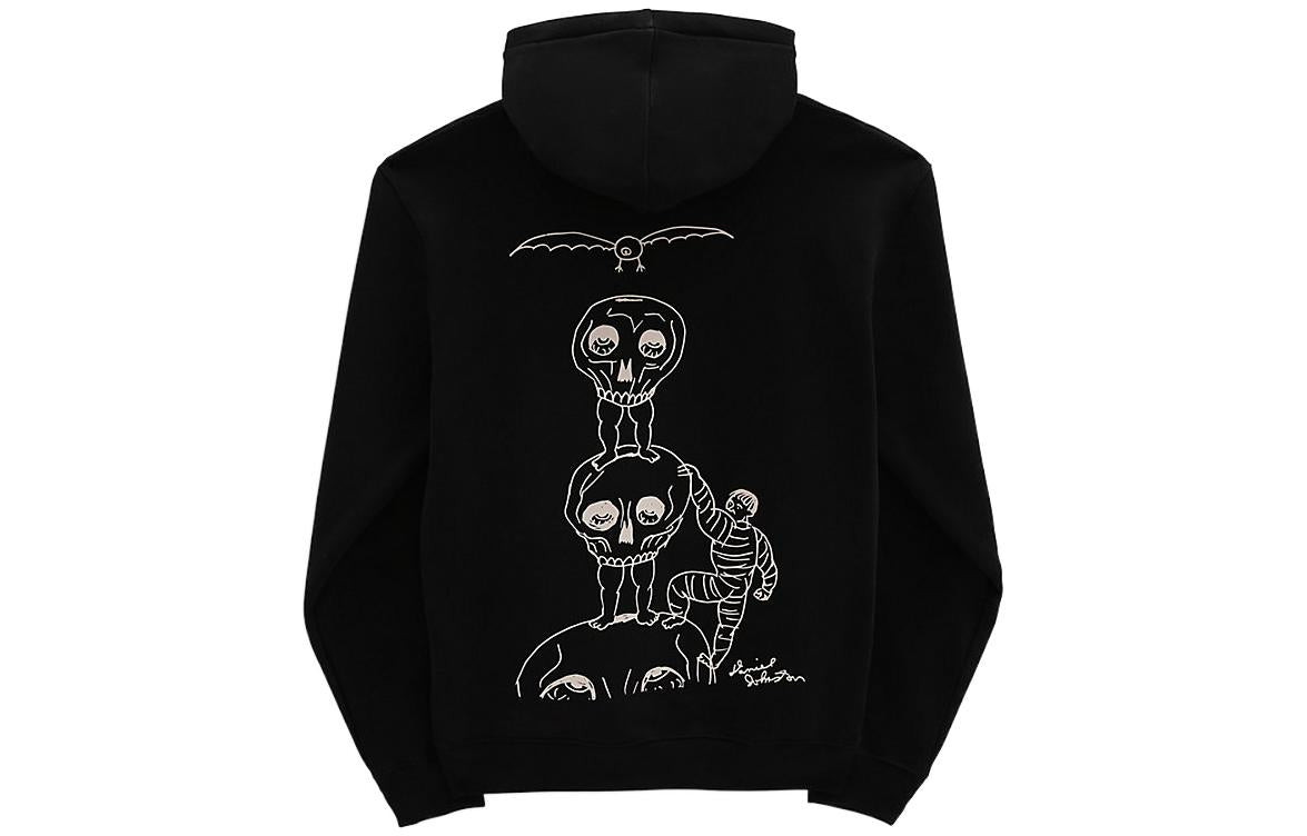 Vans x Daniel Johnston Pullover Hoodie 'Black' VN0A7SFJBLK