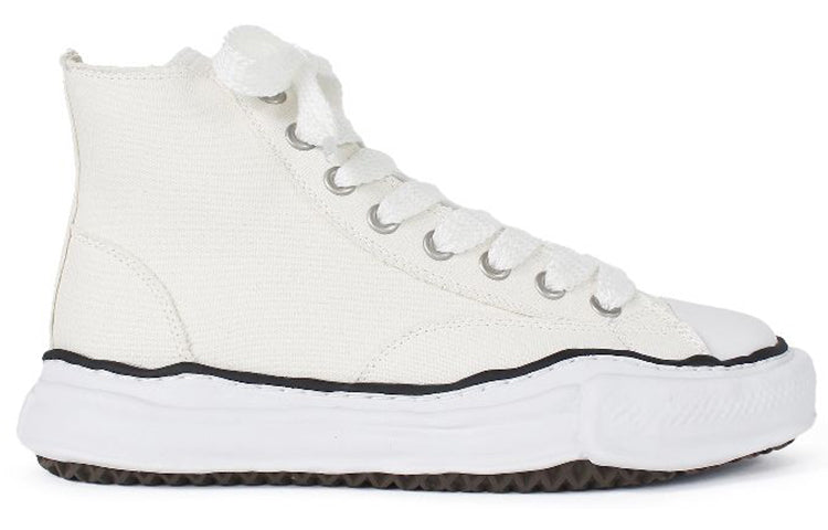 Maison MIHARA YASUHIRO PETERSON OG Sole Canvas High-top Sneaker 'White' A01FW701-WHT